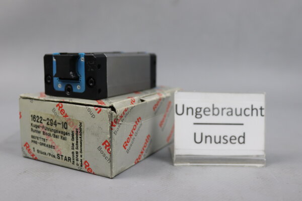 Rexroth 1622-294-10 Kugel-F&uuml;hrungswagen Unused OVP