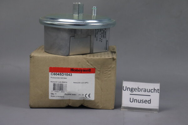 Honeywell C6045D1043 Gasluftdruck-Schalter 200mbar 50Hz 220/240V Unused OVP