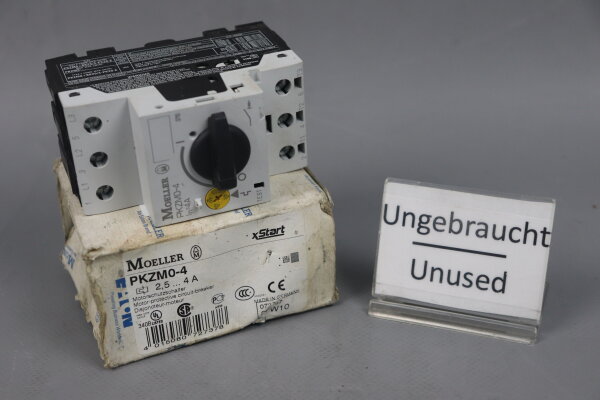 Moeller PKZMO-4 Motor circuit breaker In=4A Uimp=6000V Unused