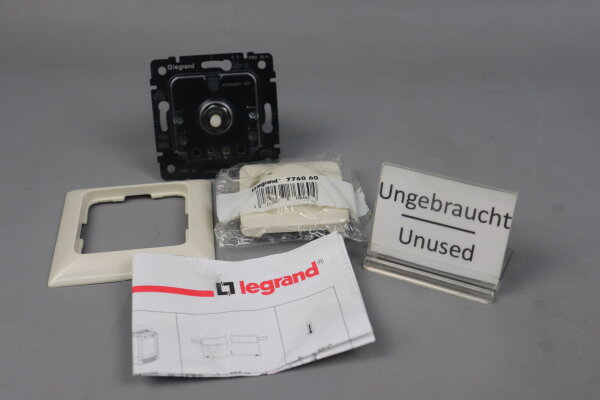 Legrand PRO21 775918 Drehdimmer+776060 Abdeckung+776001 Rahmen 1-fach Unused