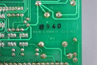 K.E.W. 6300431 Circuit Board BHE359 GI8742 Used