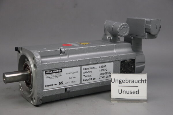 Siemens SIMOTICS S 1FT7044-1AF71-1FH1 Synchronmotor 2,8A 9000r/min Unused