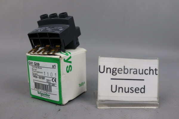 Schneider Electric GV1 G09 Anschlussblock 021257 Unused OVP