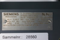 Siemens 1FT6062-1AF71-3EG1 Servomotor 1FT60621AF713EG1 6Nm 4800rpm Used