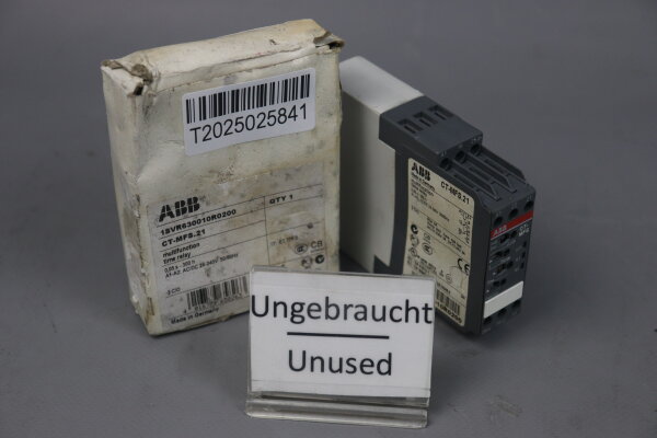 ABB 1SVR630010R0200 CT-MFS.21 Three-phase monitoring relay 0,05s-300h Unused OVP