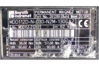 Rexroth Indramat MDD112D-N-030-N2M-130GA2 Permanent Magnet Motor 3000 rpm used
