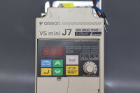 Omron VS mini J7 CIMR-J7AZB0P2 Frequenzumrichter mit Netzfilter 200V single phase 0.25kW used