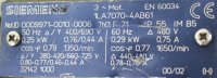 Siemens 1LA7070-4AB61 Elektromotor 0,29kW 1650rpm used