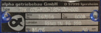 Alpha Getriebebau Getriebe TPK 025-M03-182-030-000