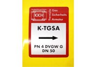KKH K-TGSA PN4 DVGWG DN50 Thermische Gas Sicherheits Armatur Unused