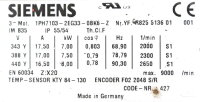 Siemens 1PH7103-2EG33-0BK6-Z 3~Servomotor Z:X20 + ebm W2D160-EA22-11 L&uuml;fter Unused