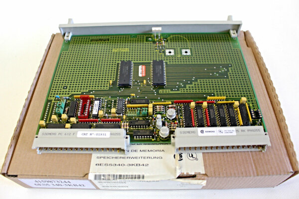 Siemens Simatic S5 6ES5340-3KB42 E 01 Memory Expansion 6ES5 340-3KB42 unused OVP