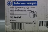 Telemecanique VCF02GE Not-Aus-Hauptschalter im IP65 Geh&auml;use OVP