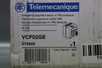 Telemecanique VCF02GE Not-Aus-Hauptschalter im IP65 Geh&auml;use unused OVP