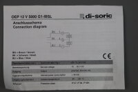 di-soric OEP 12 V 5000 G1-IBSL Hochleistungs-Einweglichtschranke unused  OVP