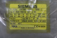 Siemens 1FK7060-5AF71-1SH0-Z Servomotor mit Bremse unused