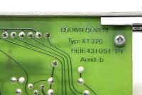 BBC HEIE 420158-R1 Aend: B Type XT376a PC Buffer Module used
