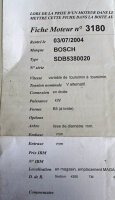 Bosch SD-B5 380 020 B&uuml;rstenloser Servomotor (ohne Typenschild) used