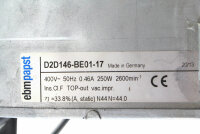 Set 2x ebm-papst Lüfter Radialventilator Walzenlüfter D2D146-BE01
