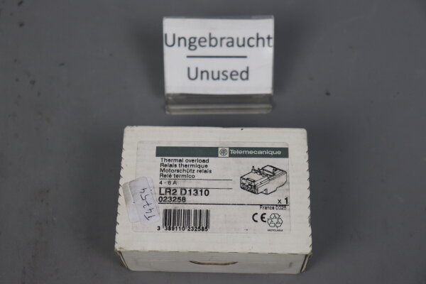 Telemecanique LR2 D1310 023258 Motorschutzrelais unused Sealed