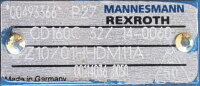 Mannesmann Rexroth CD160C 32Z 14-0060 Z10/01HHDM11A Zylinder unused