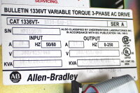 Allen Bradley 1336VT B020-EAP-L3 SER A A VARIABLE TORQUE AC DRIVE used