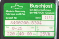 Buschjost 8400200.8304 Magnetventil + GDML 2011 GB1 Verbindungsstecker Unused