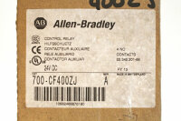 Allen Bradley 700-CF400ZJ Hilfsschuetz 24VDC Serie: A Control-Relay unused OVP