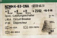 Kl&ouml;ckner Moeller NZMH4-63-CNA Leistungsschalter Unused