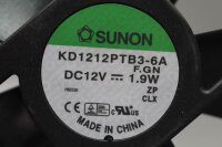 Sunon Axiall&uuml;fter KD1212PTB3-6A 12V DC 1,9W 120 x120 x25 mm Unused