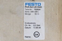 Festo PUN 8x1,25 DUO 50 m Au&szlig;enkalibriert -unused-