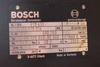 Bosch SD-B6.720.020-00.000 Servomotor 2000 rpm used