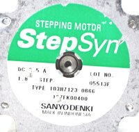 Sanyo Denki 103H7123-0666 DC 2.5A Schrittmotor Used