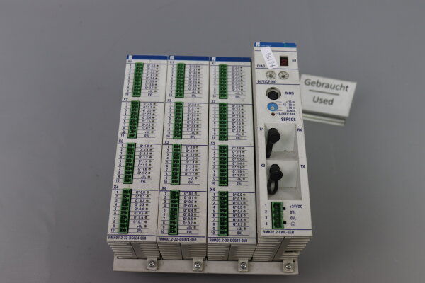 Indramat RMA02.2-32-DC024-050 RMK02.2-LWL-SER Communicationsmodul used