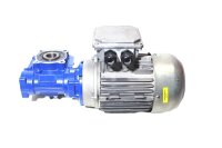 Unidrive IN71A4 Elektromotor 0,3kW 1660rpm + Motovario SW050 Getriebe i=50 Used