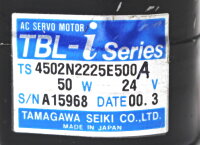 Tamagawa Seiki Co. 4502N2225E500A TBL-i Series AC Servomotor 50W Used