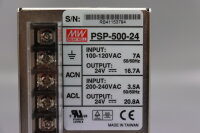 Mean Well PSP-500-24 AC-DC 24V Schaltnetzteil PSP50024 Unused