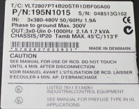 Danfoss VLT 2800 Frequenzumrichter VLT2807 PT4B205STR1DBF00A00 used