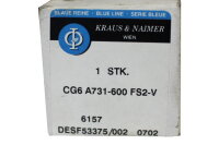 Kraus &amp; Naimer Schalter CG6 A731-600 FS2-V Unused OVP