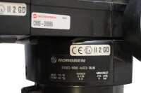Norgren B68G-NNK-MR3-RLN Filterregler + T69N-8GB-B2N Absperrventil Used